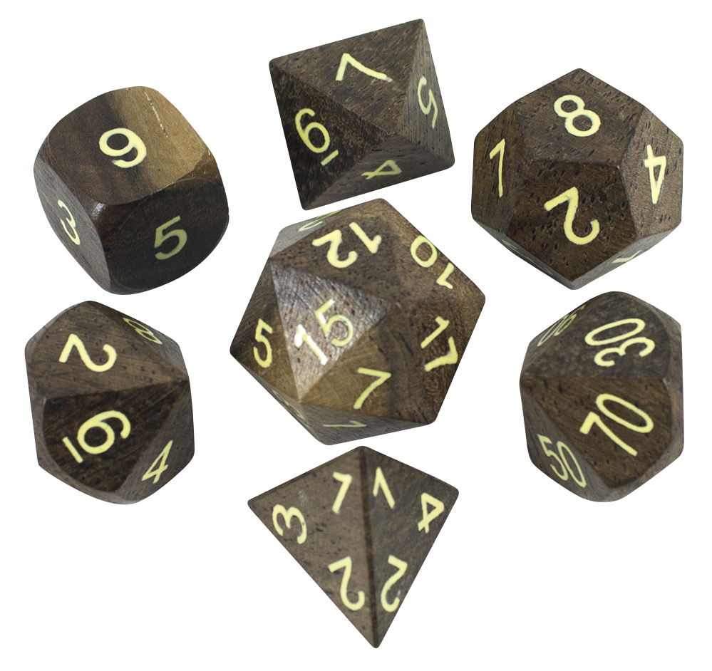 Wildwood, By Paladin Roleplaying Luxury Wooden Dice