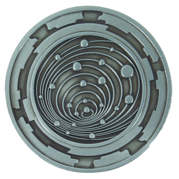 Starfarer Sci-Fi D2 Coin - Gumetal Silver