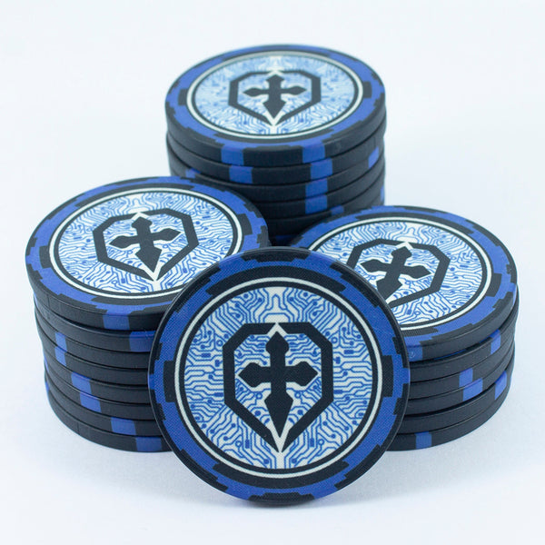 Starfarer Sci-fi Poker Chips - Roll of 25