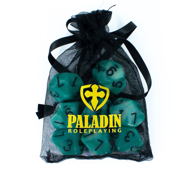 'Ocean Spray' Teal and Blue 8 D10 Dice Set
