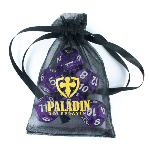 Purple D12 Dice - Pearl Effect