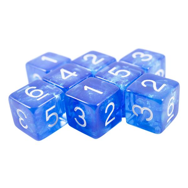 Blue Holofoil D6 Dice Set
