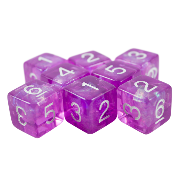 Purple Holofoil D6 Dice Set