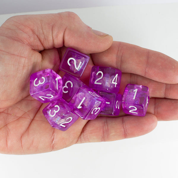 Purple Holofoil D6 Dice Set