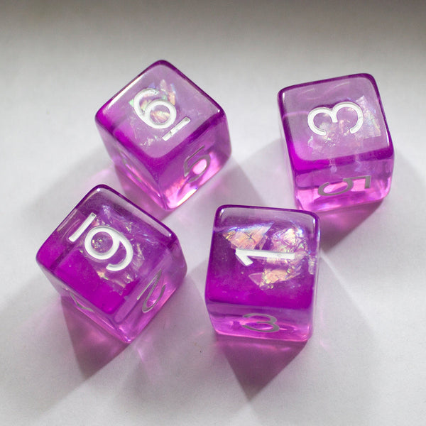 Purple Holofoil D6 Dice Set