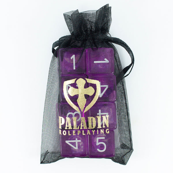 Purple Holofoil D6 Dice Set