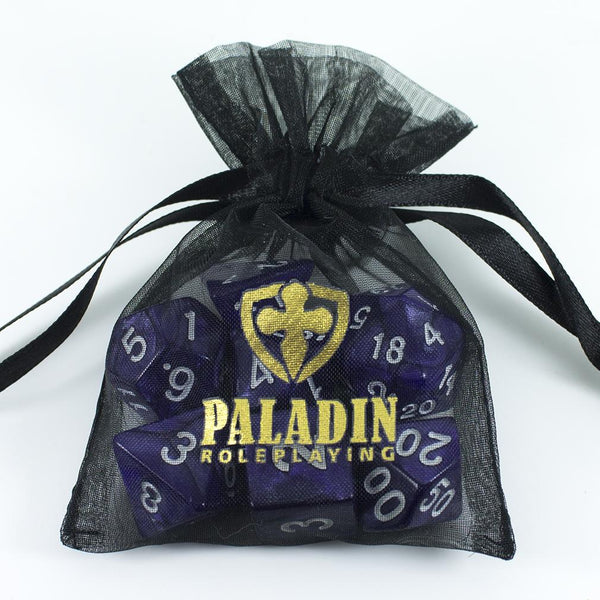 Purple Pearl RPG Dice Set - Paladin Roleplaying