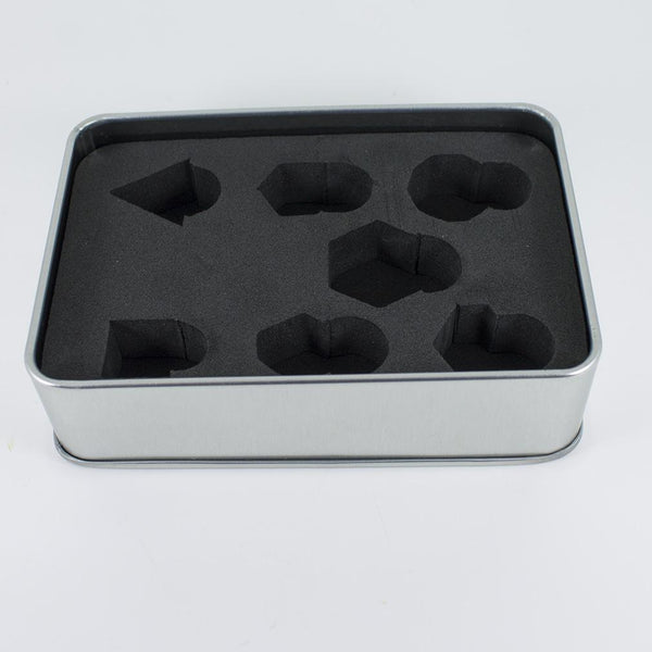 Paladin Roleplaying Metal Dice Tin - Silver - Paladin Roleplaying