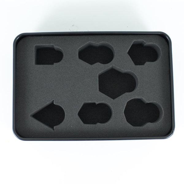 Paladin Roleplaying Metal Dice Tin - Black - Paladin Roleplaying