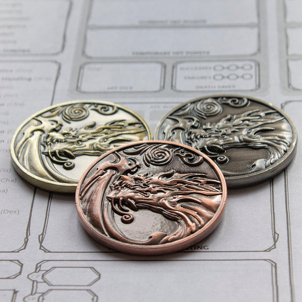 Dragon D2 Coin - Pack of 3