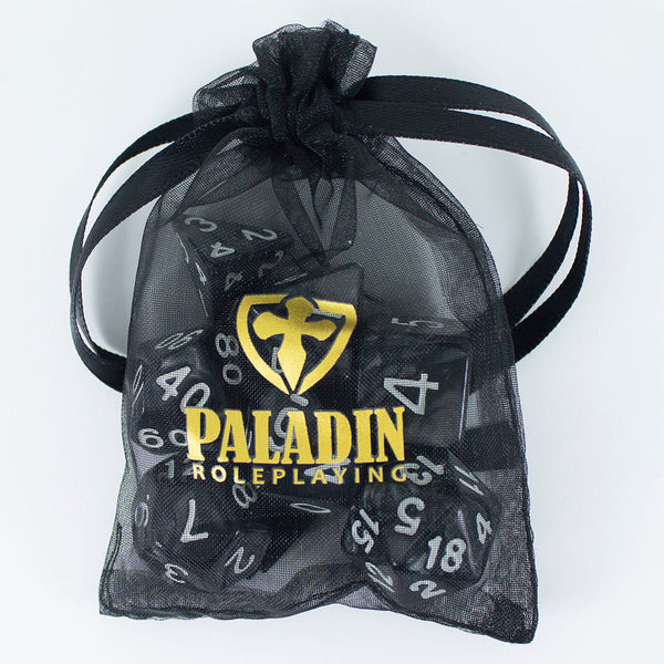 Granite Pearl RPG Dice Set