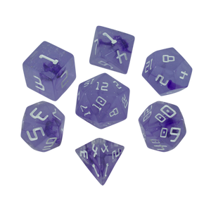 Starfarer 'Sirius' Purple Sci-Fi RPG dice