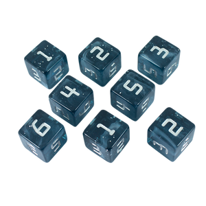 Starfarer 'Mothership' Grey/Blue 8D6 dice