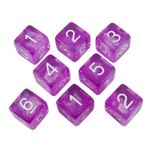 Purple Holofoil D6 Dice Set