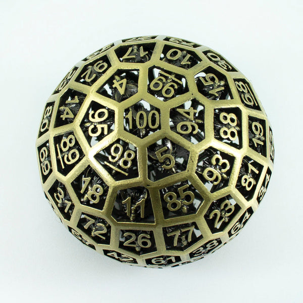 D100 – Antique Gold 'Web' Design