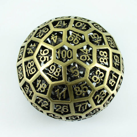 D100 – Antique Gold 'Web' Design