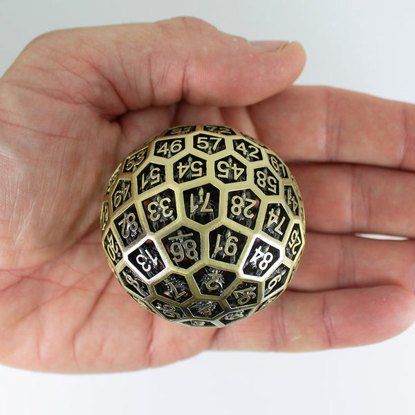 D100 – Antique Gold 'Web' Design