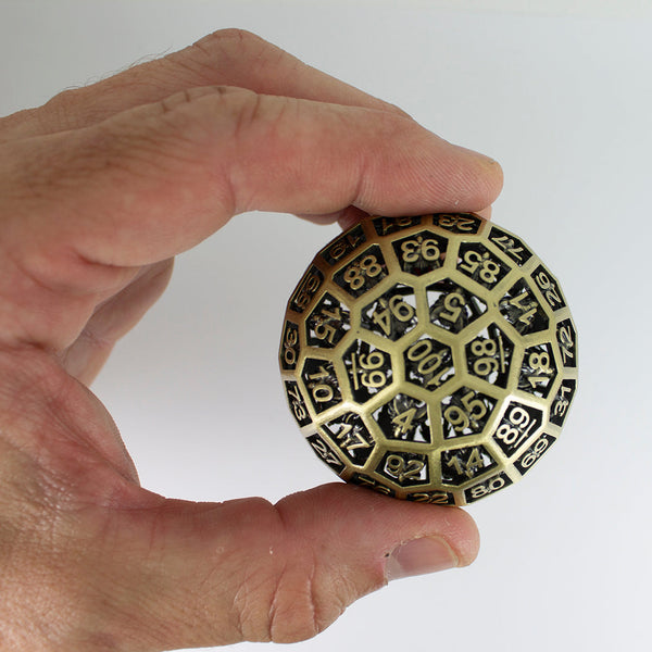 D100 – Antique Gold 'Web' Design