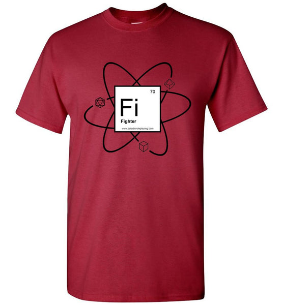'Elements' T-Shirt - Fighter - Paladin Roleplaying