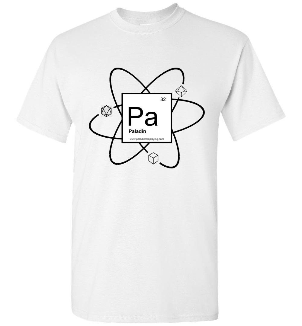 'Elements' T-Shirt - Paladin - Paladin Roleplaying